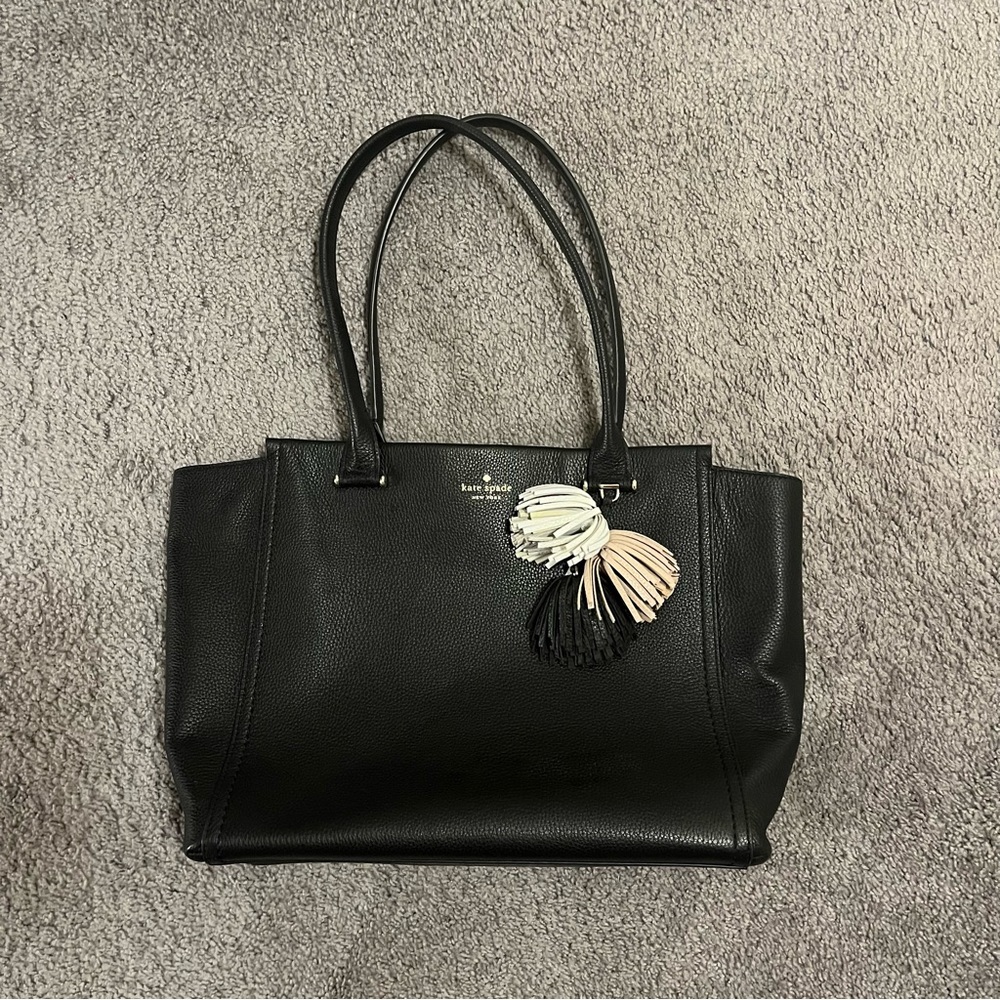 Kate Spade Tote Bag with Pom Pom Charm